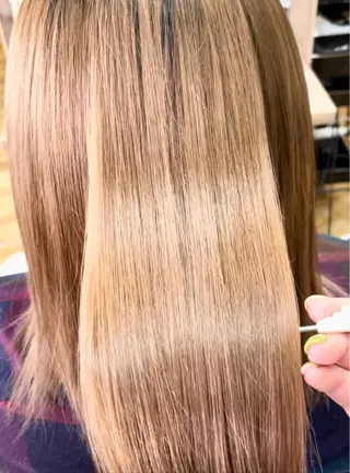セミロング 大久保 佳奈子のヘアスタイル