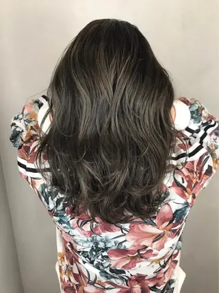 セミロング カラー BROCANTE立川 karasawa.nのヘアスタイル