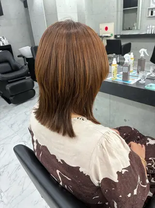 ミディアム カラー Endearing 🌟銀座のヘアスタイル