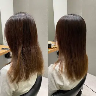セミロング 髪質改善ヘアケア 艶髪特化/上田のヘアスタイル