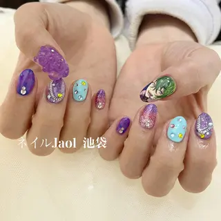 ショート ネイルJaol 池袋のネイルデザイン