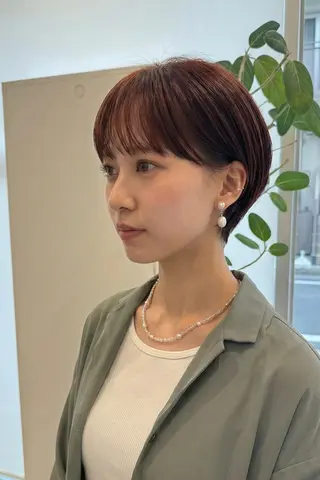 ショート tre.甲子園口店/ レイヤーカットのヘアスタイル