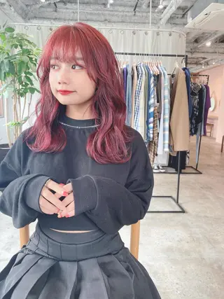 セミロング ♡レイヤーカット れお♡のヘアスタイル