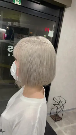 ミディアム カラー 菊地 旬のヘアスタイル