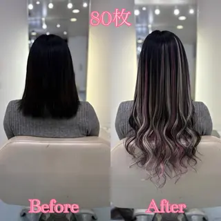 ロング シールエクステ ♡SAORI♡のヘアスタイル