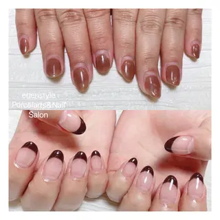 ミディアム ネイル 🐾enen style 🐾のネイルデザイン