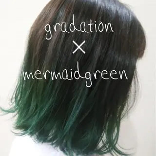 ミディアム カラー たき  あいみのヘアスタイル
