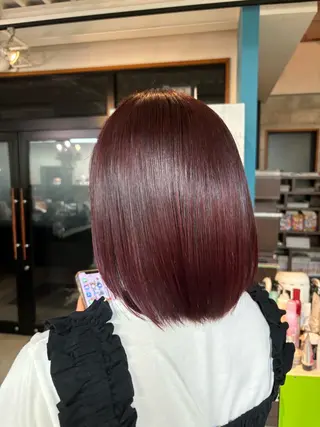 ミディアム 下河 美友のヘアスタイル