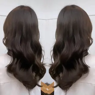 セミロング カラー HIKARU店長/ ✨️髪質改善のヘアスタイル