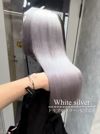 ロング カラー ハイトーン特化💍 NØRN💍韓国のヘアスタイル