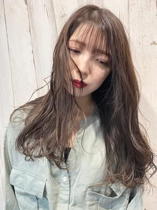 セミロング カラー 田町駅徒歩5分 🌼fumiのヘアスタイル