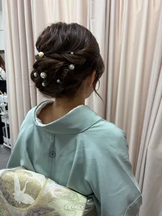 ヘアアレンジ ヘアサロン ミカヅキのヘアスタイル