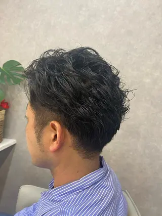 パーマ メンズ ラゾアミスタ🕊 さとう ななほのネイルデザイン