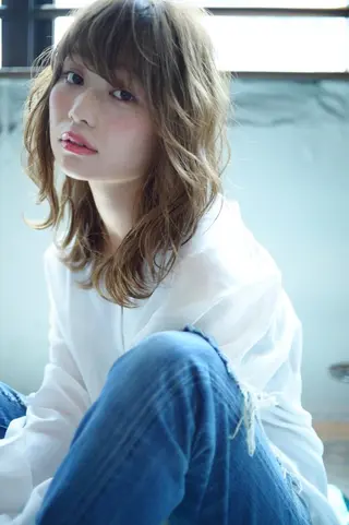 ミディアム 💈Chlom💈_ 公式_NewOpenのヘアスタイル