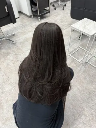 ロング 'comma rinkaのヘアスタイル