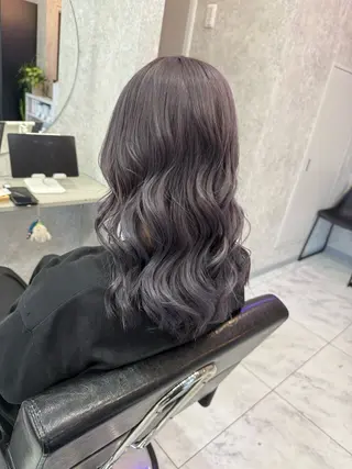 ミディアム カラー 🌺ハイトーン🌺 矢葺 なぎさ🌺🌺のヘアスタイル