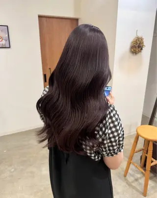 ロング カラー Rina 𓍯のヘアスタイル