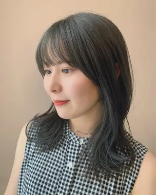 ロング カラー hubhair レイヤー/透明感のヘアスタイル