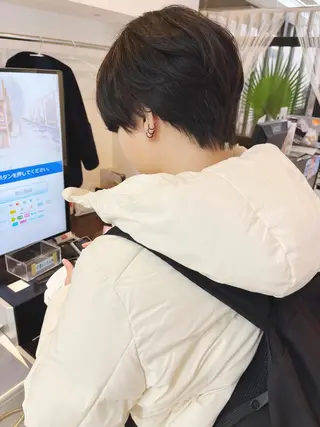 ショート アレンジ&ショート 💙YUKINOのヘアスタイル