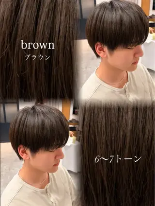 カラー メンズ Above/銀座/ 河合郁実のヘアスタイル