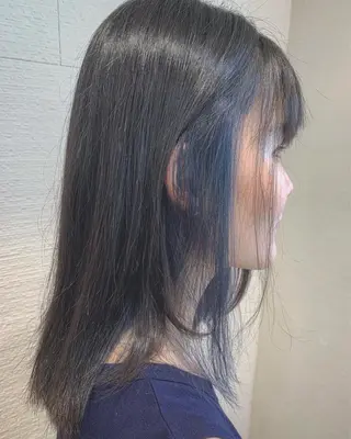 ロング カラー ヘアアレンジ 白髪ぼかしハイライト 茗荷谷駅徒歩2分のヘアスタイル