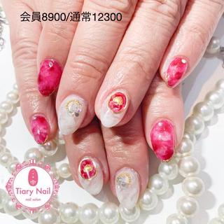 ネイル 💗🪽Tiary Nail🪽💗のネイルデザイン
