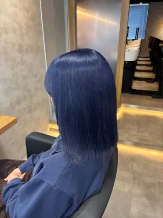ロング カラー パーマ ヘアアレンジ 透明感ブリーチカラー 🌈TOMOHIROのヘアスタイル