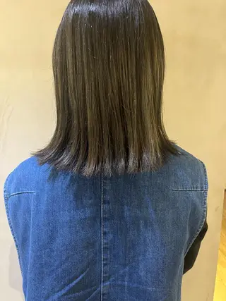 ミディアム カラー パーマ ヘアアレンジ メンズ nishi fuyumiのヘアスタイル