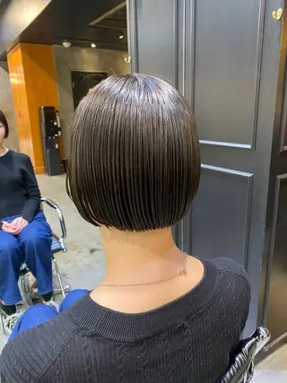 ショート カラー 透明感カラー🌿 グレージュ🐺陽介のヘアスタイル