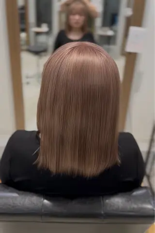 セミロング カラー 髙木 利央のヘアスタイル