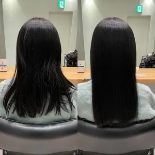 セミロング 髪質改善ヘアケア 艶髪特化/上田のヘアスタイル