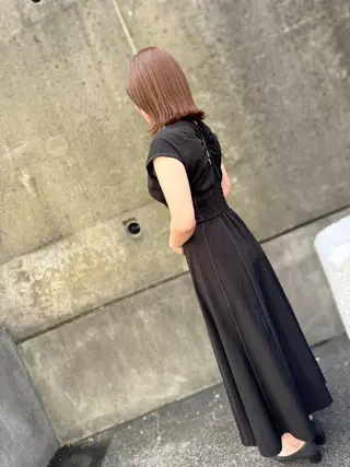 ミディアム ✨縮毛矯正✨髪質改善 ナカシマ ユミのヘアスタイル