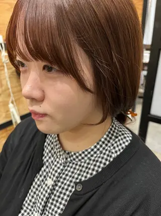 セミロング カラー 久木原 ゆりのヘアスタイル