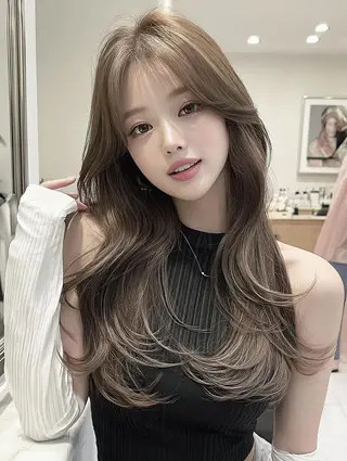 セミロング FOCUS JAPAN3のヘアスタイル