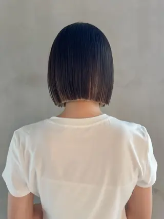 ショート カラー レイヤー/ハッシュ カット/銀座/シンヤのヘアスタイル