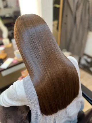 ロング カラー 石野 しおりのヘアスタイル