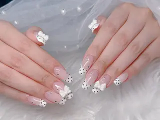 カラー ロング Bling Salonのネイルデザイン