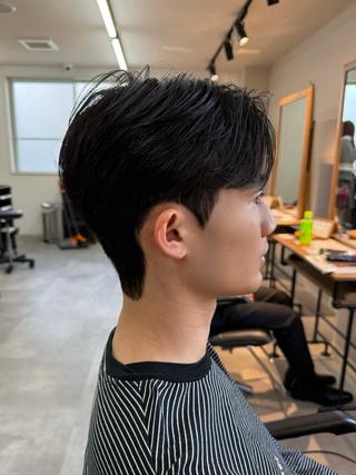 パーマ メンズ 韓国メンズヘア特化 /ダウンパーマ/下田のヘアスタイル