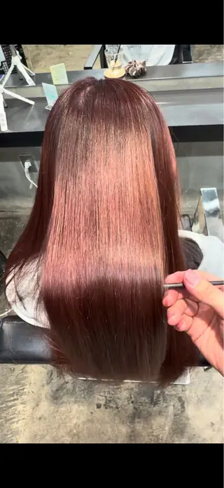 ロング カラー T  O Yのヘアスタイル