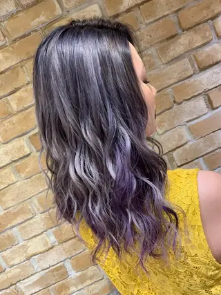 ロング カラー 💜Rebre** Mayu💜のヘアスタイル