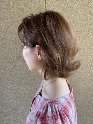 ショート カラー みつはし さおりのヘアスタイル