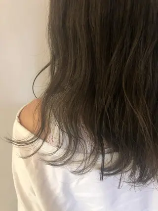 セミロング カラー 韓国hair ·͜· watanabeのヘアスタイル