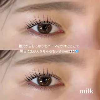 マツエク・マツパ milk希望ヶ丘 kikuchiのマツエク・マツパデザイン