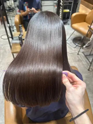ロング 👑髪質改善/透明感 カラー/レイヤー/Uのヘアスタイル