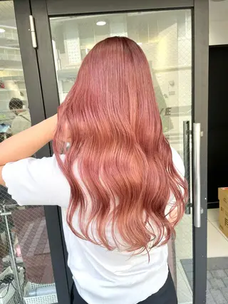 ロング カラー レイヤーカット 赤み消し　店長/大和のヘアスタイル