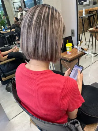 ショート カラー タナカ タクヤのヘアスタイル