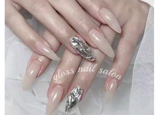 ネイル みゆ🐰 Gloss nailのネイルデザイン