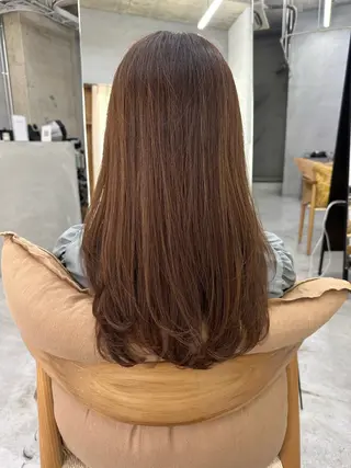 ロング MUKU ひかるのヘアスタイル