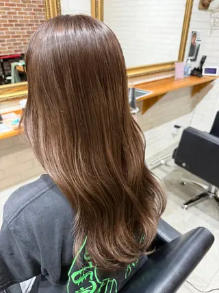 ロング カラー 🎀豊橋/豊川🎀 ハイトーンうらら🎀のヘアスタイル