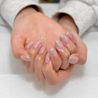 ネイル MAXKELLY正池 白フレンチ募集🕊️のネイルデザイン